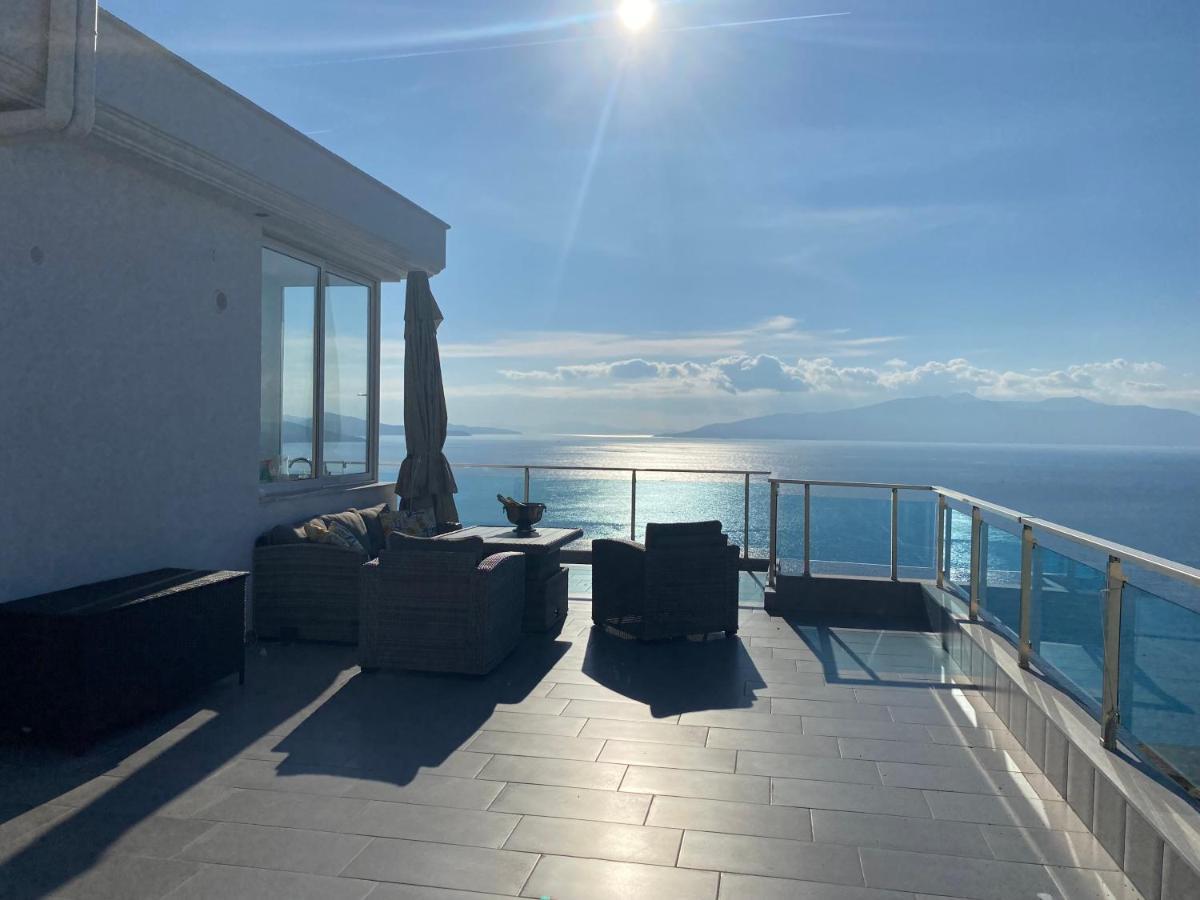 Rocknest Sea View Penthouse Apartment Sarande Ngoại thất bức ảnh