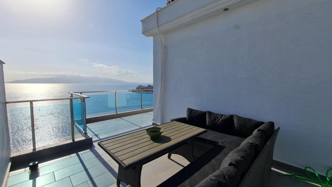 Rocknest Sea View Penthouse Apartment Sarande Ngoại thất bức ảnh