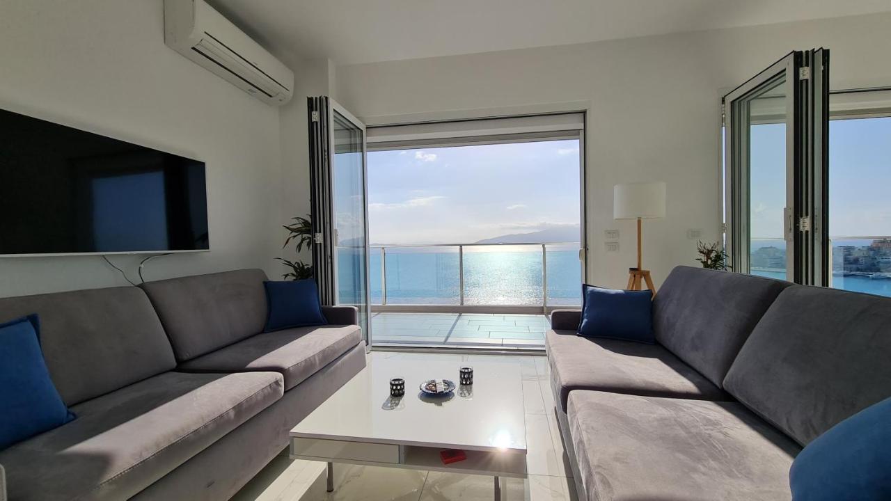 Rocknest Sea View Penthouse Apartment Sarande Ngoại thất bức ảnh