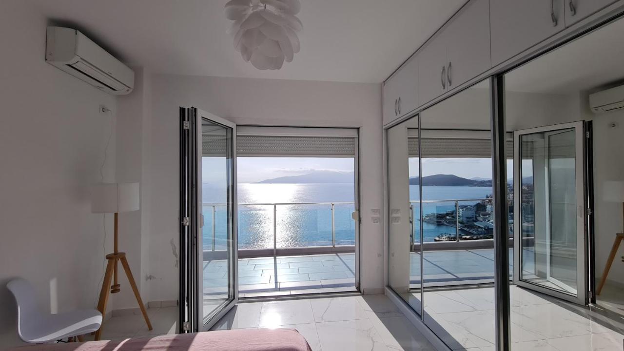 Rocknest Sea View Penthouse Apartment Sarande Ngoại thất bức ảnh