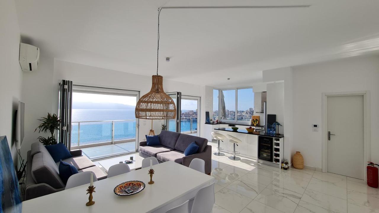 Rocknest Sea View Penthouse Apartment Sarande Ngoại thất bức ảnh