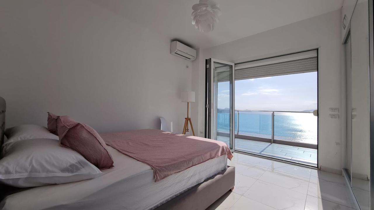 Rocknest Sea View Penthouse Apartment Sarande Ngoại thất bức ảnh