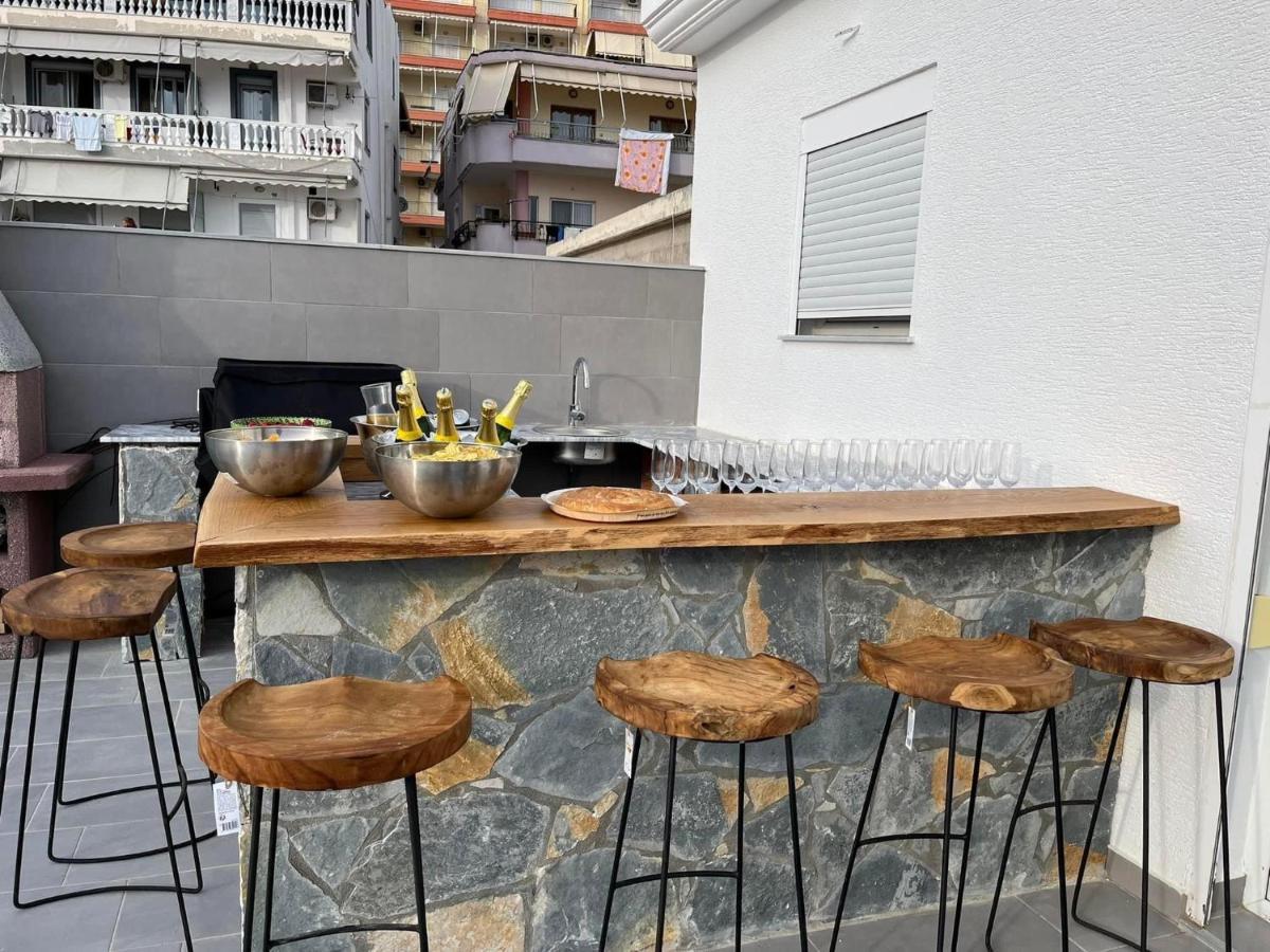 Rocknest Sea View Penthouse Apartment Sarande Ngoại thất bức ảnh